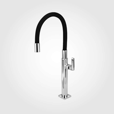 Torneira para Cozinha de Mesa Bica Alta Freedom Preto Perflex.png